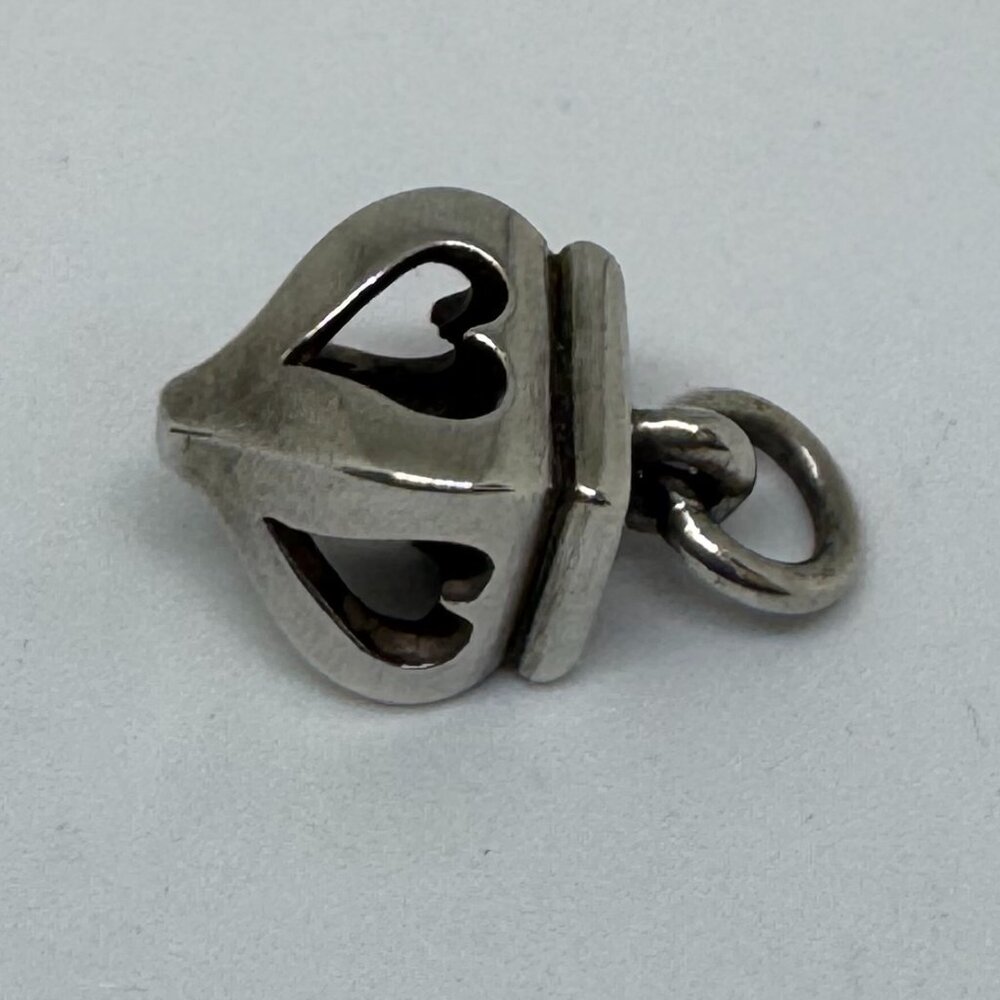 Vintage Sterling Silver Heart Charm